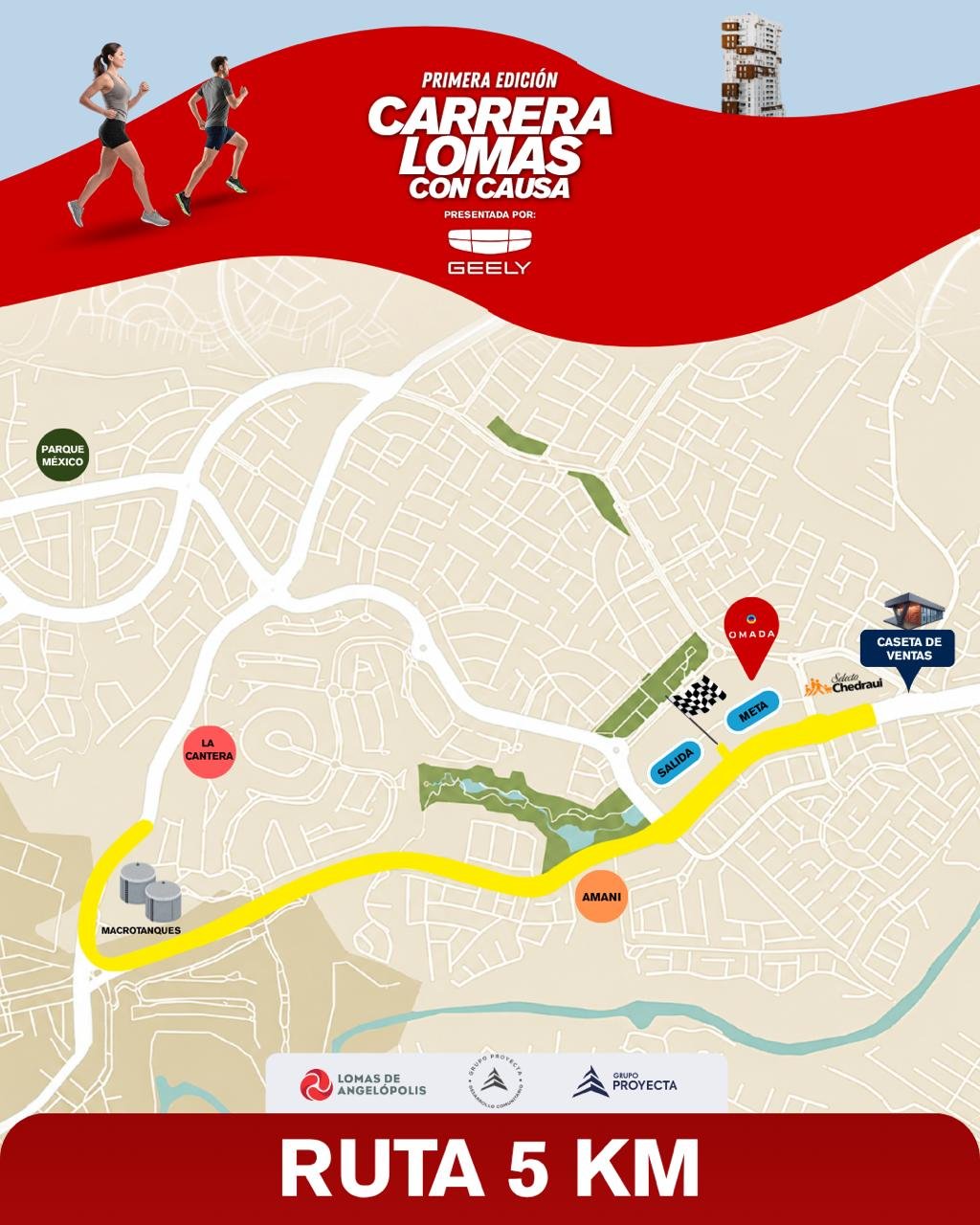 Mapa de la ruta 5 km